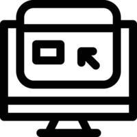 Computer Website Vector Icon