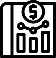 icono de vector de libro de contabilidad