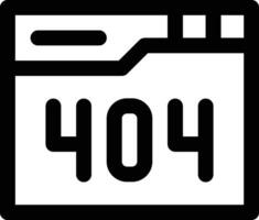 404 Error Vector Icon