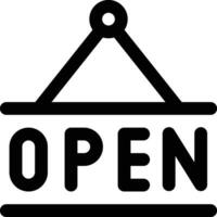 Open Tag Vector Icon