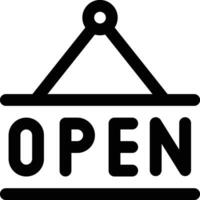 Open Tag Vector Icon