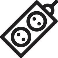 Power Strip Vector Icon