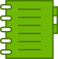 Notebook Vector Icon