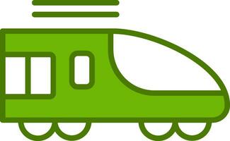 alto velocidad tren vector icono