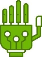 Robotic Hand Vector Icon