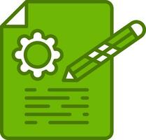 icono de vector de contrato