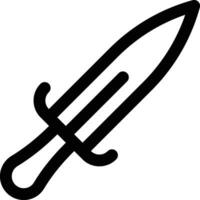 Dagger Vector Icon