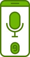 Voice Recognition Vector Icon