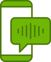 Voice Assistant Vector Icon