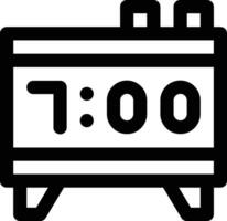 Digital Clock Vector Icon