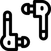 Wireless Earphones Vector Icon