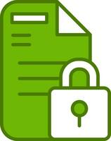 Secure Folder Vector Icon