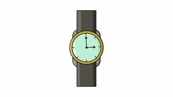Animation that forms a watch icon video