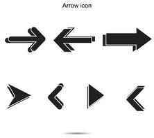 flecha icono, vector ilustración