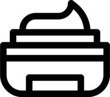 Cream Vector Icon