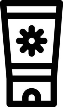 icono de vector de protector solar