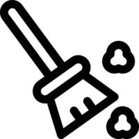 limpiar el polvo vector icono