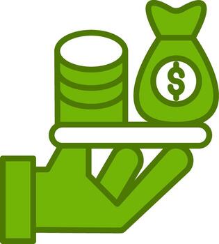 rentable vector icono