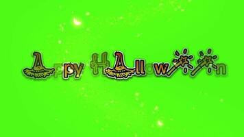 3d animazione per il Halloween festa a il fine di ottobre video