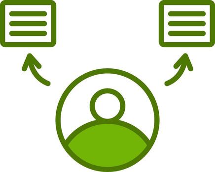 natural idioma Procesando vector icono