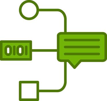 natural idioma Procesando vector icono