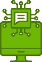 Artificial Intelligence Vector Icon