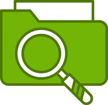 icono de vector de carpeta