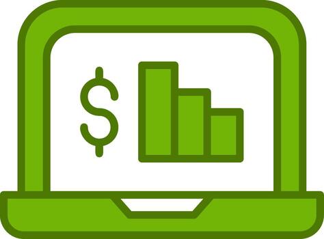 icono de vector de gráfico