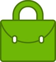 icono de vector de maletín