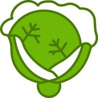 Cabbage Vector Icon