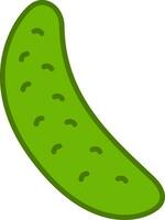 Cucumber Vector Icon