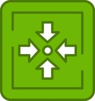 Assembly Point Sign Vector Icon