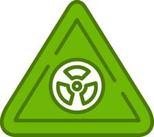 Radioactive Sign Vector Icon