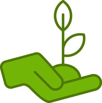 icono de vector de mano