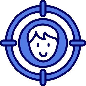 icono de vector de destino