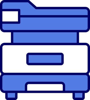 multifunción impresora vector icono