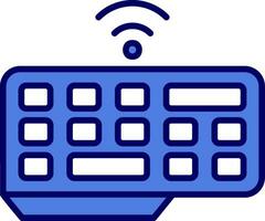 Wireless Keyboard Vector Icon