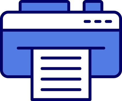 icono de vector de impresora