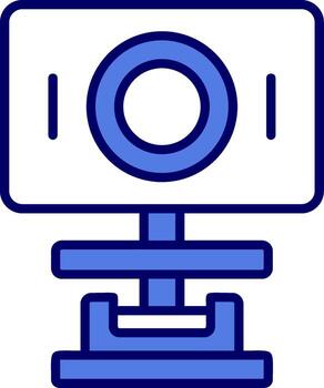icono de vector de webcam