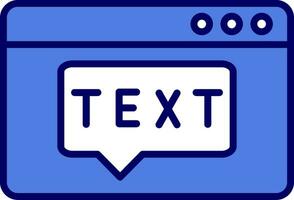 Text Vector Icon
