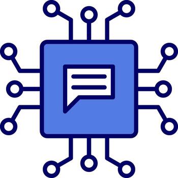 Natural Language Processing Vector Icon
