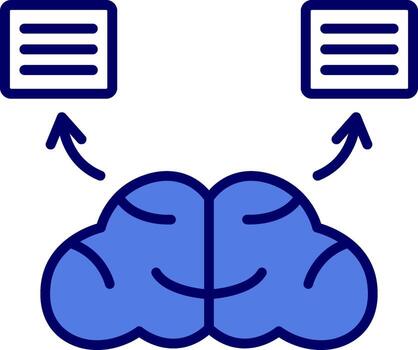 natural idioma Procesando vector icono