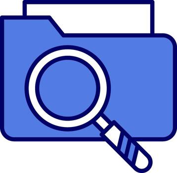 icono de vector de carpeta