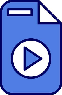 Video File Vector Icon