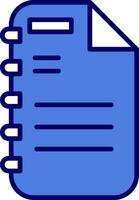 Note Page Vector Icon