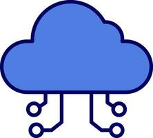 Cloud Computing Vector Icon