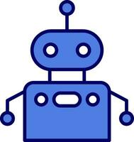 icono de vector de robot