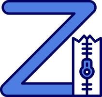 Small Z Vector Icon