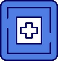 icono de vector de hospital