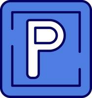 Parking Sign Vector Icon